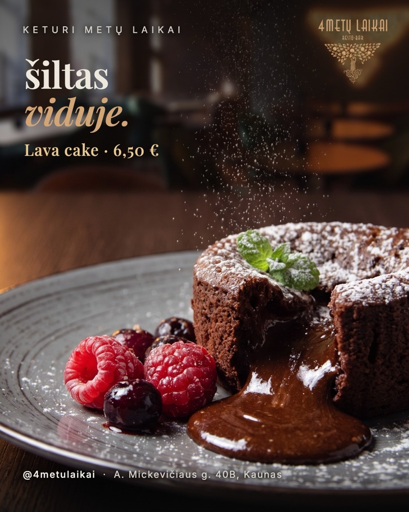 Lava cake · Prepared post